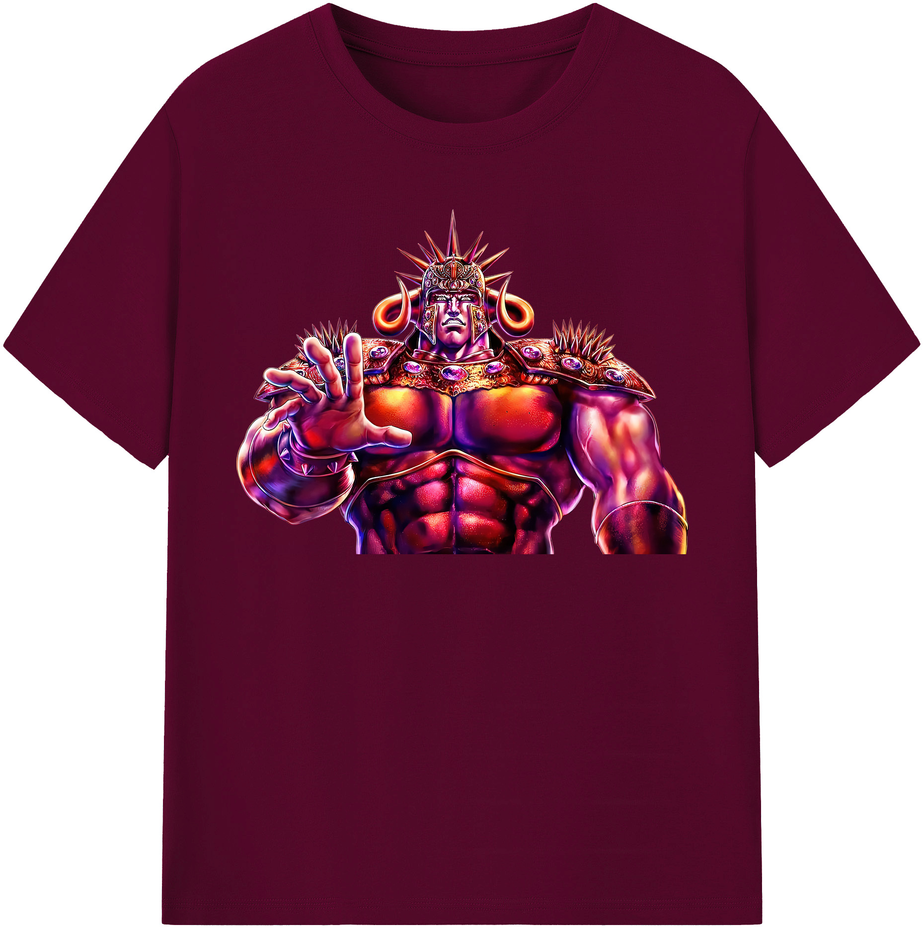（画像用） 北斗の拳 Fist of the North Star レディースカジュアルプリントTシャツ（綿100％）